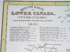 1844 Meyer Map Neueste Karte Von Lower Canada Quebec Eastern Township