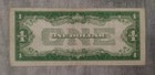 1934  1 One Dollar Silver Certificate  funny Back  Blue Seal Note Last Year