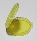 Tupperware Mini Clamshell Pill Keeper Round Pocket Container Green Red Set Of 5
