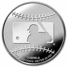 Mlb Los Angeles Dodgers 1 Oz Silver Round  w box 