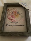 Stone Pebble Art Baby Announcement Girlbaby Shower Gift  Gender Reveal Gift  Etc