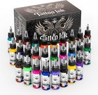 Tattoo Ink Set 28 Colors  1oz  30ml  Each  Ultra-high Saturation   Easy Color   