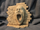 The Wall Pink Floyd Rock Resin Bust Statue  Music David Gilmour Roger Waters Lp