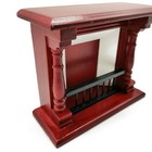 Dollhouse Miniature 1 12 Scale Wooden Fireplace Furniture Room Decor