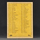 Checklist Card  4  301-400  - Topps Star Wars Living Set -  jw03 
