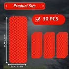 Reflective Tape 30 Pcs - Waterproof Self-adhesive Safety Stickers  Dot-c2 Ref   