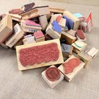 Vintage Wood Mounted Rubber Stamp 90s And 2000s Scrapbooking Card Craft