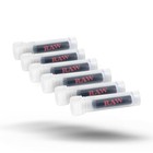 Raw Black Glass Rolling Tips - 6 Pack   Limited Edition Tiny Matte