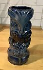 Hawaiian  Tiki Mug Blue Glazed Ceramic