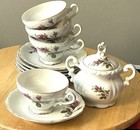 Vintage Mcm China Coffee Tea Set Of 11pc  plus 1 Free  Made In Japan