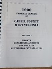  1900 Federal Census Of Cabell County History West Virginia Genealogy Volume 1 