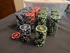 Las Vegas Nevada Casino Souvenir Poker Chips 440 Large Lot  Red Blue Green