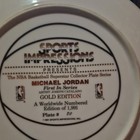 Sports Impressions Nba Michael Jordan Chicago Bulls 1991 Gold Edition Plate  88