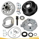 Rear Brake Drum Hub Plate Cover Shoes Kit For Honda Trx300 Fourtrax 300 88-2000