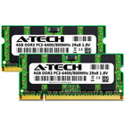 A-tech 8gb 2 X 4gb Pc2-6400 Laptop Sodimm Ddr2 800 Mhz Notebook Memory Ram 4g 8g