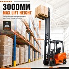 2500kg Electric Forklift 2 5 Ton Lift Truck 3m Max Lift Side Shift 60v 70ah