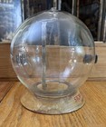 Vintage Glass  bubble Bank  Coin  Stop Monkeying And Start Saving  Vic Moran