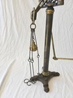 Vintage Early Avery s Pharmacy Scale Wrought Iron And Brass