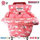 Soft Pillow Attached 2-in-1 Shopping Cart And High Chair Cover For Baby Portable