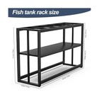 New Black Fish Tank Stand Metal Aquarium Stand 55-75 Gallon Aquarium Turtle Tank