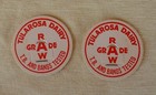 2 Nos Vtg Milk Bottle Cap Inserts Tularosa Nm Dairy Raw Grade A  Tb Bangs Tested