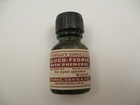 Antique Vintage Empty Pharmacy Medicine Bottle Green Glass Gluco-fedrin Detroit