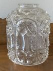 Antique Pressed Glass Lamp Shade Torchiere  Ceiling   Floor Lamp  Sconce Shade
