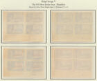 035 - Mauritius 1935 Silver Jubilee Set Of 4 In Mounted Mint Plate Blocks