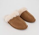 New Women s 100  Ugg Brand Chestnut Brown Scuffette Ii Slippers Shoes 1106872