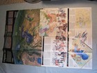 Caspian Sea Region Map Physical   Cultural National Geographic May 1999