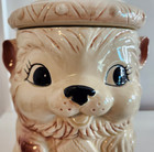 Ceramic Cookie Jar Japanese Bear Cookie Jar Honey Pot Style 50s Era Vintage Cute