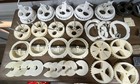 Huge Lot Vibtagegumball   Candy Vending Machine Parts Wheels Locks Keys Lypc Ssf