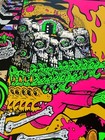 Frankie And The Witch Fingers Concert Poster-san Francisco Oct 2024-foil Blacklt