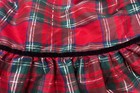 George Plaid Christmas Dress Size 10 Lined Tie Back