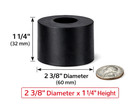 2-3 8  X 1-1 4  Natural Rubber Feet Generator Compressor Vibration Mount