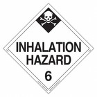 Labelmaster Z-pv29 Inhalation Hazard Hazmat Placard  Worded  Permanent Vinyl  pa