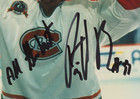 Patrick Roy Montreal Canadiens Autographed Signed 8x10 Photo Amco Coa 29624