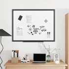 Vusign 36x24 Magnetic Dry Erase Whiteboard  Wall Mount  Black Frame