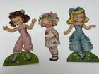 Large Lot Of Vintage 1940 s Merrill Paper Dolls  21 Dolls   43 Clothes
