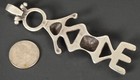 Vintage Pentimento Sterling Silver Tuareg African Style Veil Weight