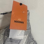 Missoni Decorative Throw Pillow Grey   White New With Tags 15    Made In Italy