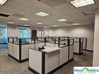 Herman Miller Ao2 Cubicle Enclosure Frosted Glass Sliding Door Office Partition