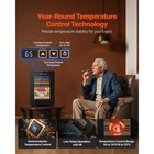 Uimoso 16l Electric Humidor Cabinet With Cooling And Temperature Control