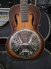 Dobro Model 27 Open Soundpost Round Neck Resonator Guitar 1930s For Repair