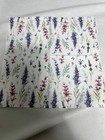 Two Single Cocktail Napkins For Decoupage Purple White Floral Flower Garden