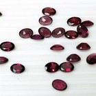 Wholesale Lot Of 9x7mm Oval Facet Natural Rhodolite Garnet Loose Calibrated Gems