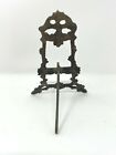 Small Victorian Style Brass Easel Display Stand Sign Holder 