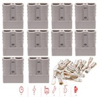    10pack For Anderson Style Plug Connectors Dc Power 50 Amp 600v 6awg         