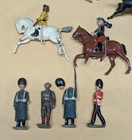 73 Piece Vintage Britains Toy Soldiers Lot W  Others   See Pictures Lead metal