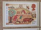 Medieval Life Phq 93 Royal Mail Card Set First Day Stamp 1986 Domesday Book 1086